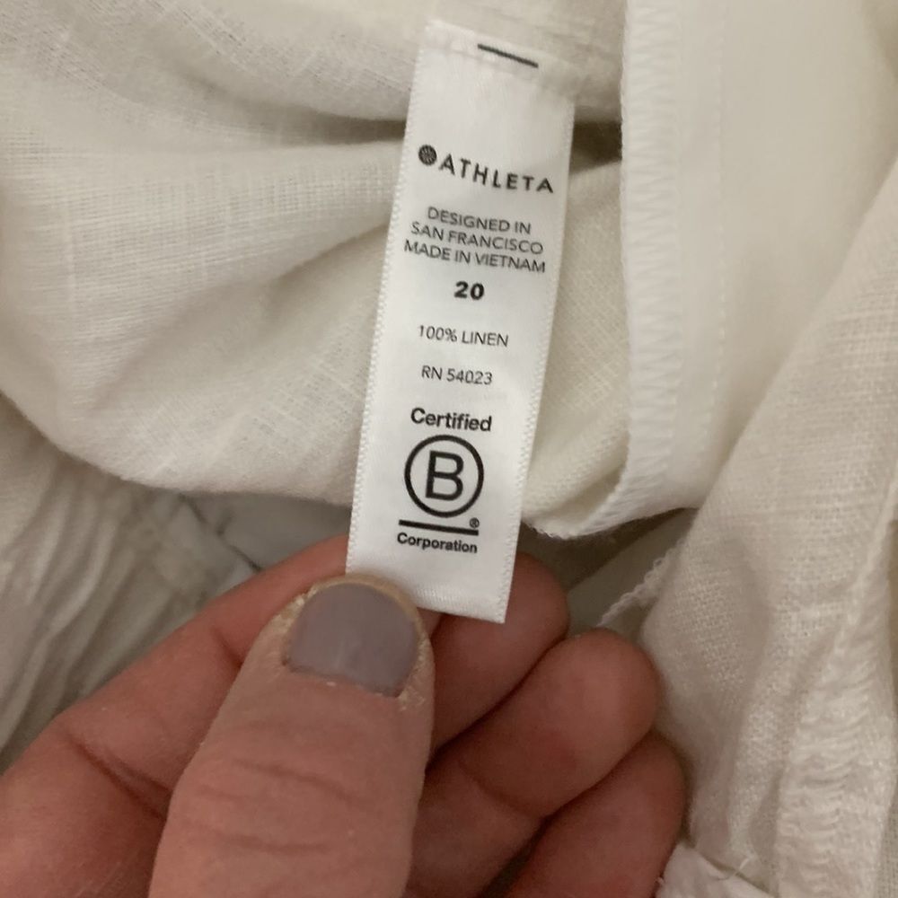 Athleta Linen Drawstring Pants - Picture 6 of 6